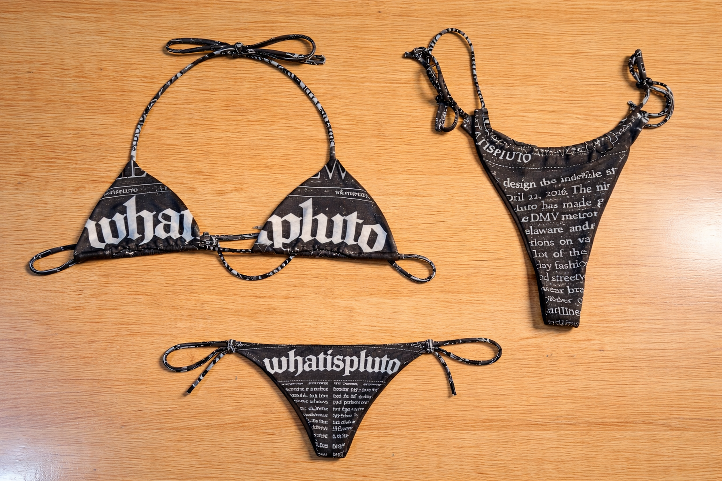 “New New” 3 Piece Tie Up Bikini