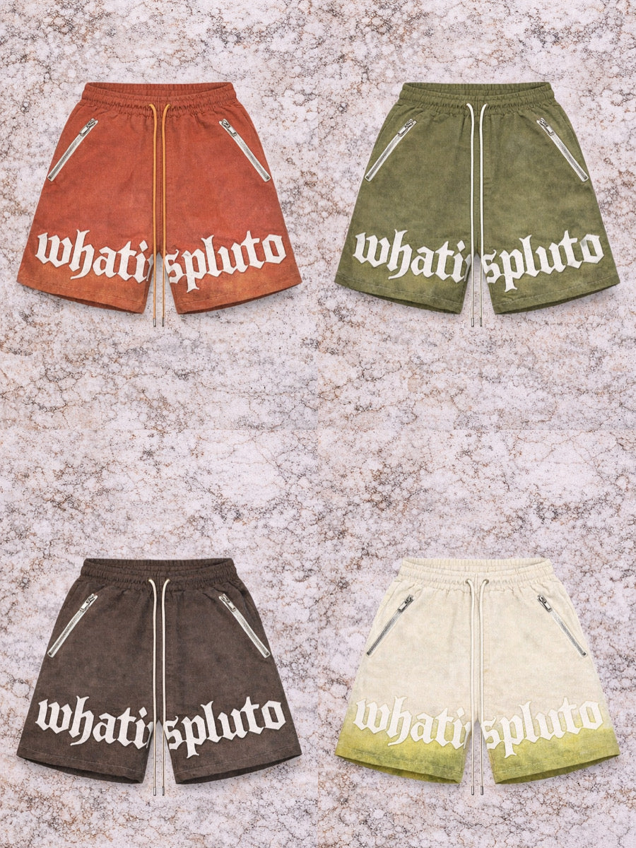 “Sediment” Ombré Cotton 8oz Sweatshort