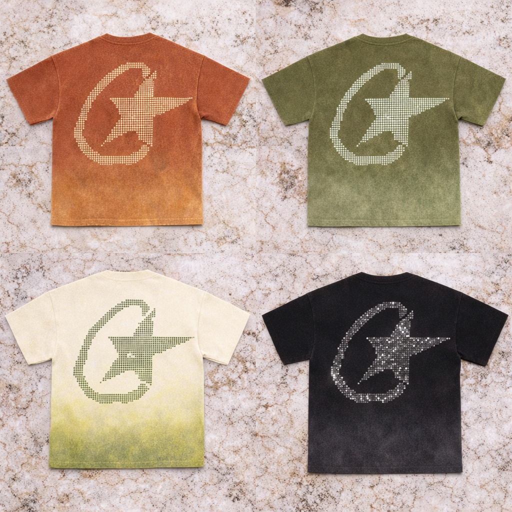 “Sediment” Oversized Box Ombre Tee