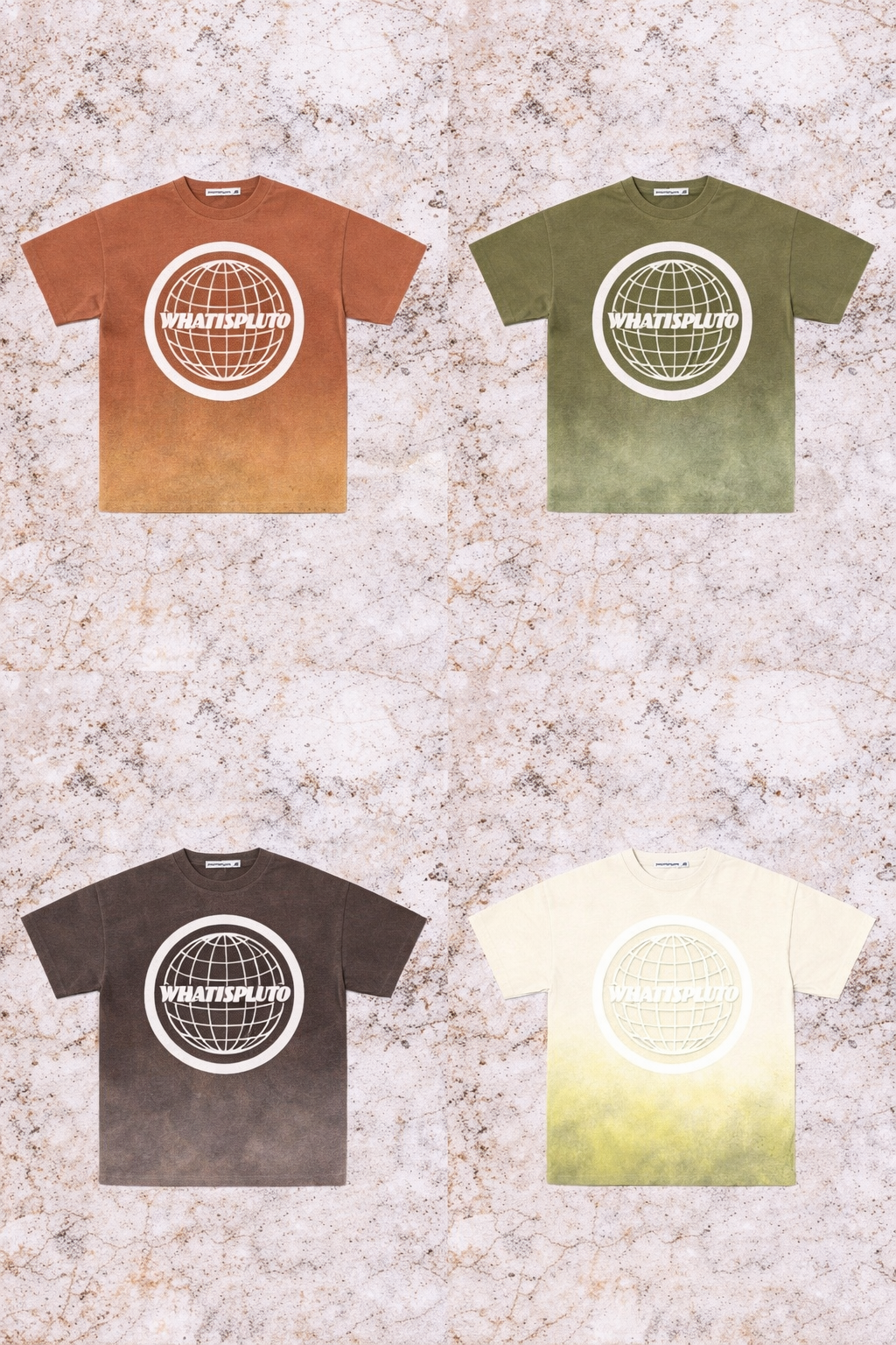 “Sediment” Oversized Box Ombre Tee