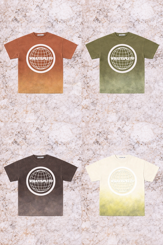 “Sediment” Oversized Box Ombre Tee