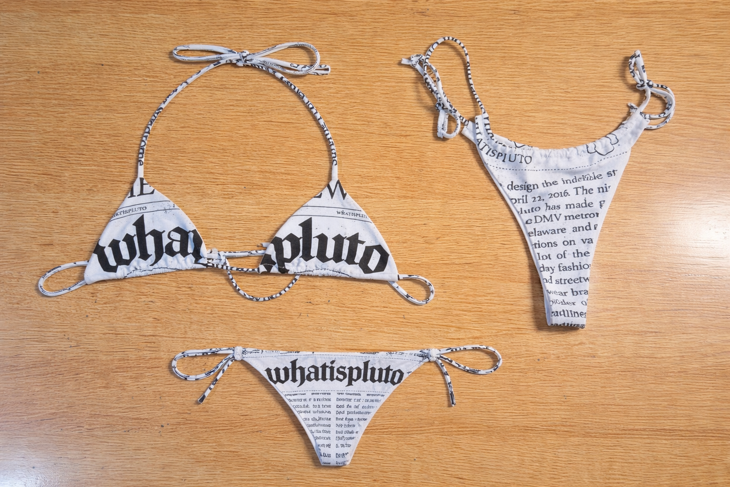 “New New” 3 Piece Tie Up Bikini