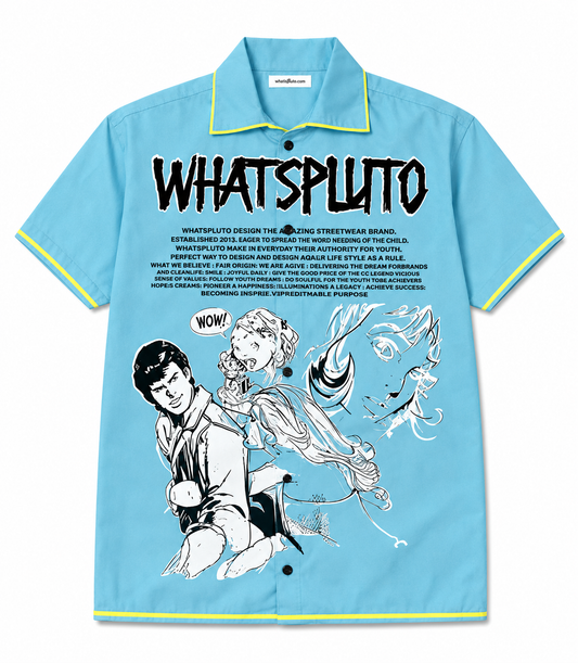 “PUERTO VALLARTA” DTE Comic Twill Khaki Top