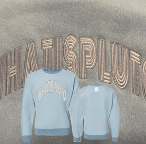 Chambray Tonal Embroidery Sweater